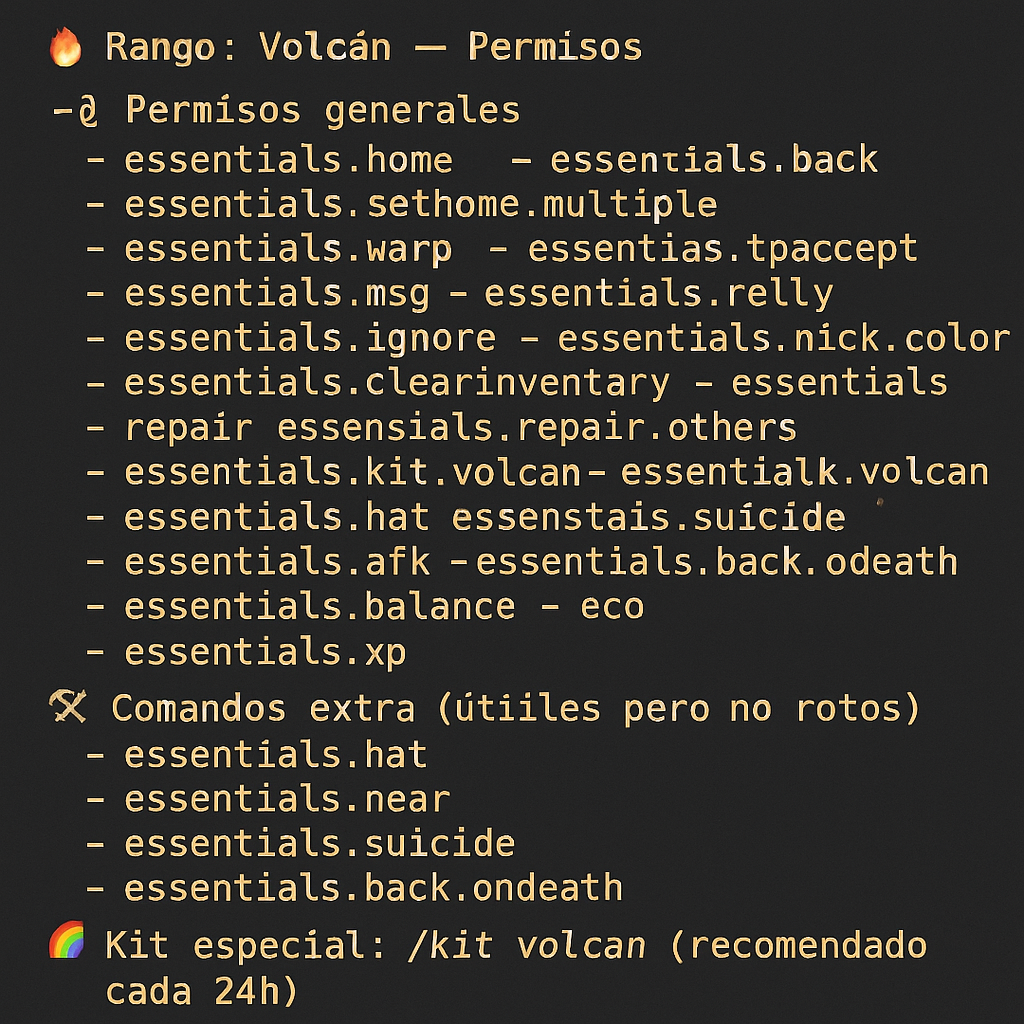 Rango volcan